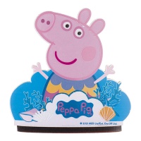 Topper para tarta de Peppa Pig de 12,5 x 12 cm