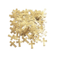 Confetti de cruces doradas Primera Comunión de 14 gr