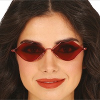 Gafas de labios rojas