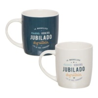 Taza de 350 ml Jubilado - DCasa - 1 unidad