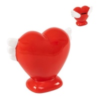 Hucha de corazón con alas de 13 cm - DCasa