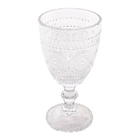 Copa de 300 ml de cristal grabado transparente