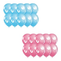 Globos de huella de bebé de 30 cm - 10 unidades