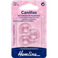 Canillas para máquina de coser de plástico estándar - Hemline - 3 unidades