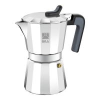Cafetera italiana 6 taza Deluxe2 vitro - Bra