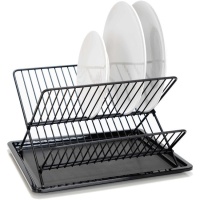 Escurreplatos de 36 x 29,8 x 21,5 cm negro plegable - Duett