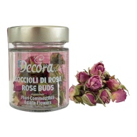 Flores comestibles naturales capullos de rosa de 10 gr - Decora