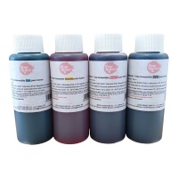 Pack botes de recarga cartuchos de tinta comestible Canon de 100 ml - Pastkolor - 4 unidades