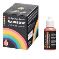 Set de colorantes a base de aceite arcoiris de 30 ml - Sugarflair - 6 unidades