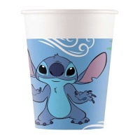 Vasos de Stitch de 250 ml - 8 unidades