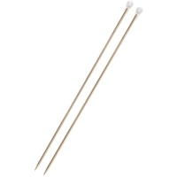 Agujas de punto de 5 mm rosa dorado - DMC - 2 unidades
