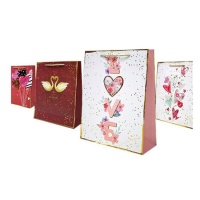 Bolsa de Love flores de 31 x 40 x 12 cm - 1 unidad