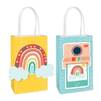 Bolsa de Nube Arcoíris de 20,09 x 12,7 x 8,2 cm - 8 unidades