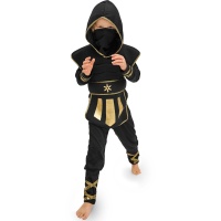 Disfraz de ninja negro infantil