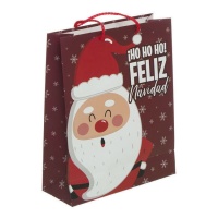 Bolsa regalo de 45 x 33 x 10 cm de Papá Noel