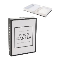 Álbum de fotos de coco y canela de libro vertical - 1 unidad
