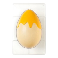 Molde para huevos de chocolate de 250 gr - Decora - 1 cavidad