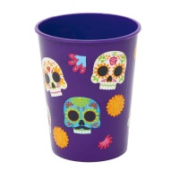 Vasos de Día de los Muertos de 11 cm