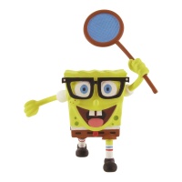 Figura para tarta de Bob Esponja cazamariposas de 11 cm - 1 unidad