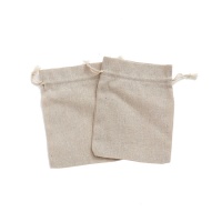 Bolsas de algodón para regalo de 20 cm - 2 unidades