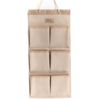 Organizador armario colgante de 55 x 26 cm Organic - 6 bolsillos