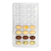 Molde para huevos de chocolate de 5,48 gr - Decora - 24 cavidades