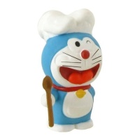 Figura para tarta de Doraemon chef de 6,5 cm - 1 unidad