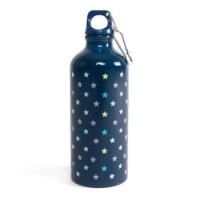 Botella de aluminio de 600 ml Estrellas de colores - DCasa