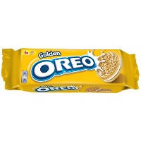 Oreo galletas rellenas de crema de vainilla Golden - 66 gr