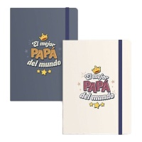 Libreta de frase para Papá surtida de 10,5 x 14,5 cm - 1 unidad