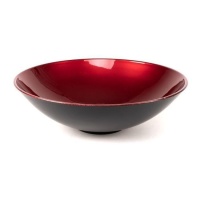 Bol de 22 x 22 x 6,5 cm rojo - DCasa