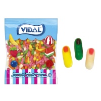 Mini dedos cortados de colores - Vidal - 1 kg