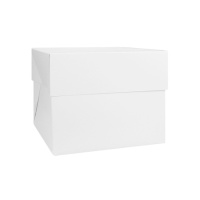 Caja para tarta cuadrada de 26,5 x 26,5 x 15 cm - Decora