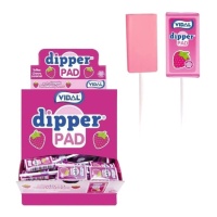 Dipper de caramelo blando de fresa en piruleta - Dipper PAD Vidal - 1,2 kg