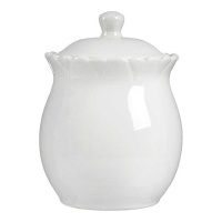 Tarro de 950 ml de porcelana blanco - Vessia