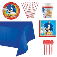 Pack para fiesta de Sonic - 8 personas