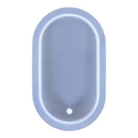 Molde silicona para resina colgante oval 6 x 4 cm - Artis Decor
