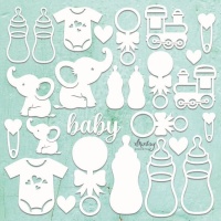 Die cuts set Bebé - Mintay Papers