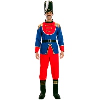 Disfraz de soldadito de plomo elegante para hombre