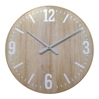 Reloj de pared madera new de 60 cm - DCasa