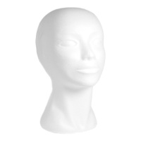 Figura de corcho de cabeza de mujer de 16 x 29 cm - 1 unidad
