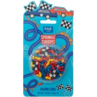 Sprinkles de coches de carreras de 25 gr - PME