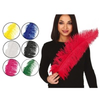 Plumas de avestruz de 50 cm - 12 unidades