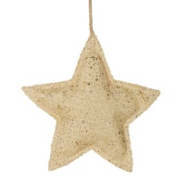 Colgante para el árbol con forma de estrella de 16 cm