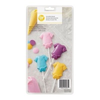 Molde de piruletas en forma de body de bebé - Wilton - 4 cavidades