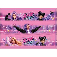Oblea comestible de k-pop para borde de tarta de 21 x 4,95 cm - 3 unidades