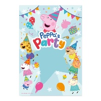 Mural decorativo de Peppa Pig de 2 x 1,4 m