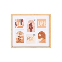 Marco multifoto efeto bambú para 6 fotos