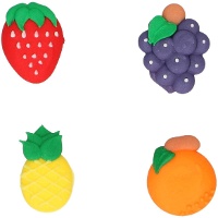 Figuras de azúcar de Summer Fruits - 8 unidades