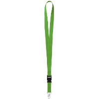 Lanyard de colores con gancho y hebilla - 1 unidad